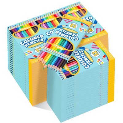 1152 Count Colored Pencils Bulk, 96 Packs Colored Pencils for Kids 12 Colors, Pre-sharpened Coloring Pencils for Adults, Bulk School Supplies for Teachers, Back to School Supplies, Classroom Prizes