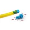 DingMotuo 1 Pcs Aluminum Alloy Gas Fuel Tube Plug - Colorful Point Line Design for 3mm Inner Diameter RC Boat and Car Fuel Lines (Size : Black) view 2