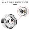 DashRC 1.9 Beadlock Wheel Rims, Retro Vintage Design Wheel Hub for TRX4 F105 SCX10 Gen8 LC70 1/10 RC Crawler, Aluminum Alloy Plating, Electroplate Silver, 4 PCS view 2