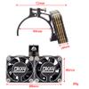 DKKY RC Motor Cooling Fan Heatsink 47-51mm Adjustable 15000 RPM for 1/5 1/8 ARRMA Infraction, Felony, Limitless and Axial 1717 4985 Motor, Black view 2