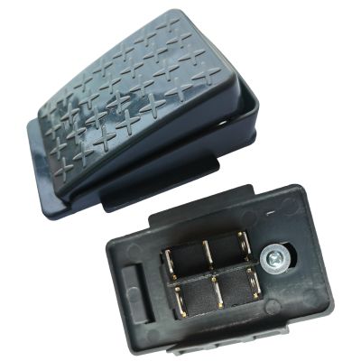 6V 12V Foot Pedal Switch Replacement Parts for Power-Wheels Foot Pedal Accelerator Switch 24Volt Kids Trax Ride On Toys Car Jeep SUV Truck Reset 6-pin Black