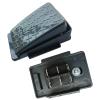 6V 12V Foot Pedal Switch Replacement Parts for Power-Wheels Foot Pedal Accelerator Switch 24Volt Kids Trax Ride On Toys Car Jeep SUV Truck Reset 6-pin Black view 1