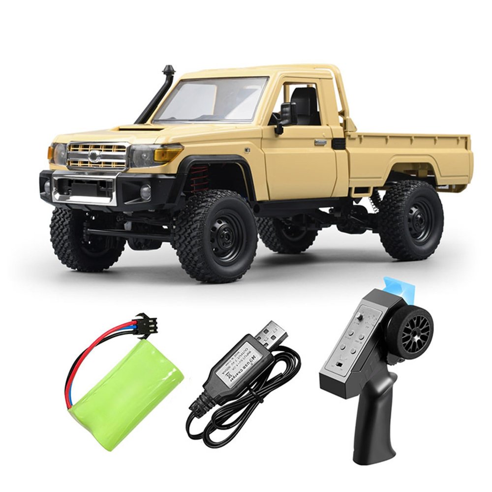 Hylukon RC Cars Remote Control Car Remote Control Crawler 1:12 Scale Remote Control Pickup for Teens Adults 2.4Ghz Rechargeable Remote Control Rock Crawler Car Toy with Controllable Headlights