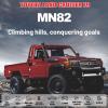 Hylukon RC Crawler, 1:12 Scale MN82 RC Crawler, 4WD LC79 Land Cruiser Rock Crawlers with Lights, Speed Adjustment, Servo, Tires 2.4Ghz RTR RC Rock Truck for Teens Adults(Red) view 2