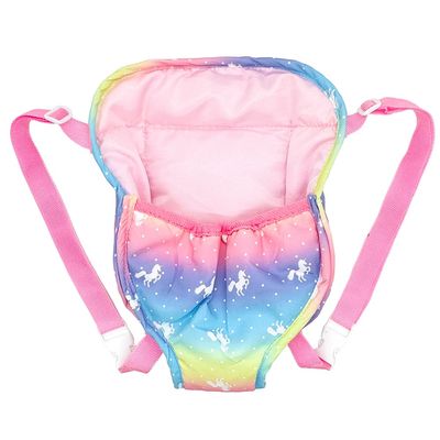 Doll Accessories Baby Doll Carrier Toys Baby Dolls Backpack for 12-18 Inch American OG Doll (Rainbow)