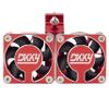 DKKY RC Motor Cooling Fan Heatsink 47-51mm Adjustable 15000 RPM for 1/5 1/8 ARRMA Infraction, Felony, Limitless and Axial 1717 4985 Motor, Red view 4