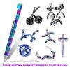 Fidget Pen, Decompression Magnetic Pen, Cool Fidget Toys for Stress and Anxiety Relief, Sensory Toys Best Gifts for Teenage Boys, Ideal Gift for 8-13 Years Old, Novelty Gifts for Teen and Adults view 2