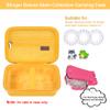 Elonbo Carrying Case for Blinger Dazzling Starter Kit,Blinger Kids Glam Collection Starter Kit Storage Bag,Kids Hair Styling Tool Travel Organizer Holder,Pocket fits Gems Rhinestones. Yellow, L46HH view 2