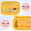 Elonbo Carrying Case for Blinger Dazzling Starter Kit,Blinger Kids Glam Collection Starter Kit Storage Bag,Kids Hair Styling Tool Travel Organizer Holder,Pocket fits Gems Rhinestones. Yellow, L46HH view 3