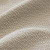 Daesar Window Curtains 2 Panels Set, Polyester Rod Pocket Darkening Curtains 52" W x 63" H Drapes Solid Color Jacquard Wheat Pattern Beige Coffee Blackout Curtains for Bedroom Living Room view 2