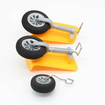 KingVal Replacement Landing Gear RC Parts Compatible with WLtoys XK A300 RC Airplane Glider (Yellow)