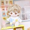 niannyyhouse 10cm~15cm 20cm Plush Doll Clothes Onesie Colorblocking Crawling Suit Doll Dress Up (Blue 10cm~15cm) view 2