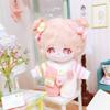 niannyyhouse 10cm~15cm 20cm Plush Doll Clothes Onesie Colorblocking Crawling Suit Doll Dress Up (Pink 10cm~15cm) view 2