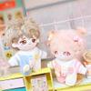niannyyhouse 10cm~15cm 20cm Plush Doll Clothes Onesie Colorblocking Crawling Suit Doll Dress Up (Pink 10cm~15cm) view 3