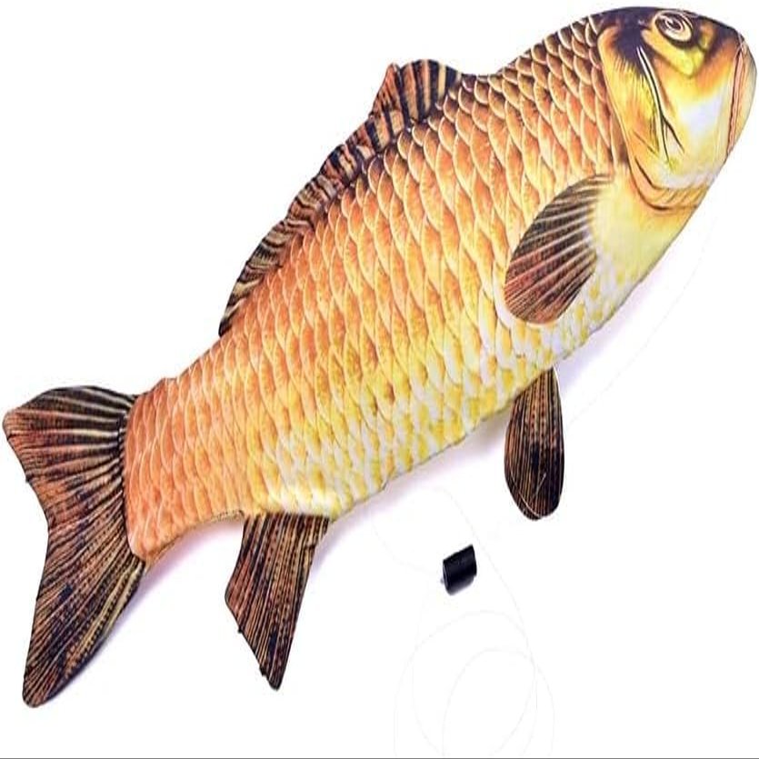 blue-ther Appearing Fish Magic Tricks (54 cm, 21.25 in) Close up Magic Fish Appearing from Card Case Magic Illusion Gimmick Props Magic Fish Magic for Magicians, Large, Yellow