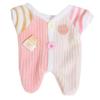 niannyyhouse 10cm~15cm 20cm Plush Doll Clothes Onesie Colorblocking Crawling Suit Doll Dress Up (Pink 20cm) view 1