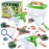 PLAY Bug Catcher Kit for Kids, Outdoor Explorer Toys for Kids Ages 4-6 6-8, Bug Vacuum Catcher Gun, Critter Keeper Habitat, Live Insect Terrarium Kit, Observation Cup, Tweezers, Butterfly net, Magnify view 1
