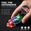 HEITOK 600 Piece Poker Chip Set for Texas Holdem - 11.5g Heavyweight Professional Casino Style Chips with Denominations - Aluminum Carrying Case, Cards, and Dealer Buttons for Adult Game Night view 3