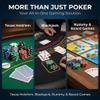 HEITOK 600 Piece Poker Chip Set for Texas Holdem - 11.5g Heavyweight Professional Casino Style Chips with Denominations - Aluminum Carrying Case, Cards, and Dealer Buttons for Adult Game Night view 4