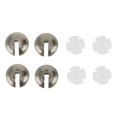 Spring Retainers with Piston Heads for Slash 2WD RC Car, Aluminum Alloy, Stylish Upgrade Accessory, Easy Installation(BT tita nium Color)