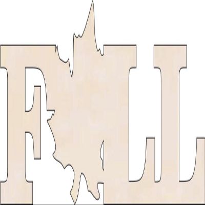 Word Fall - Laser Cut Out Unfinished Wood Craft Shape WRD6 16" / 1/8" thick