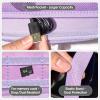 Roseliya Hard Carrying Case for RG35XX H Retro Handheld Game Console, Game Travel Storage Holder with Mesh pocket and Accessory Pockets for TF/MicroSD Card, USB Cable- Box Only (Purple) view 3