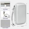 Roseliya Case for Anbernic RG35XX H Case - Hard Carrying Holder Compatible with Retro Handheld Game Console - Travel Storage Bag with Mesh pocket Box Only - White view 4