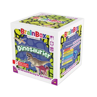 Brain Box 2094938 Dinosaur, Educational Game, Memory Game, Quiz Game for Adults and Children from 8 Years
