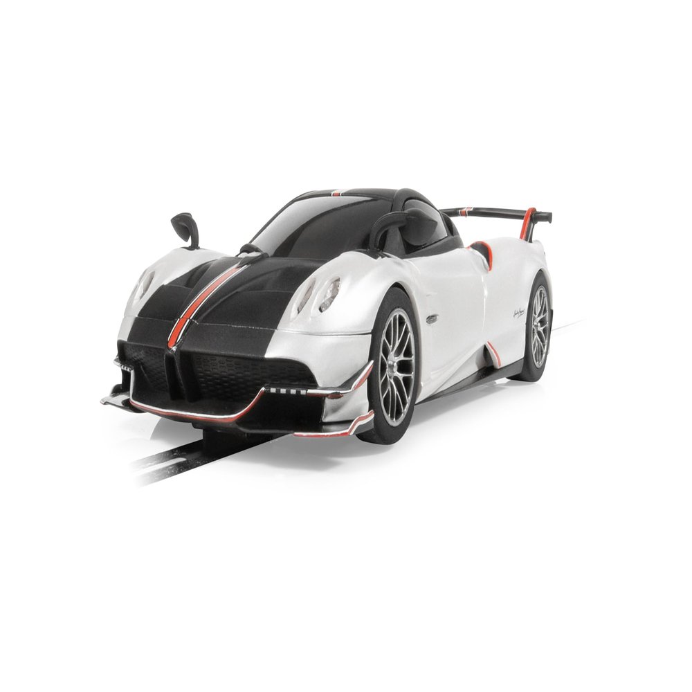 Scalextric C4399 Pagani Huayra BC Roadster Metallic Pearl White Slot Car