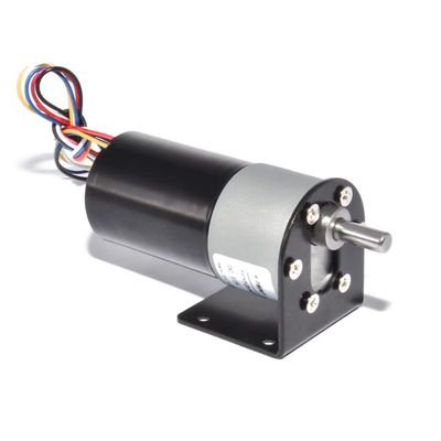 12V 24V Electric Motor Engine Reversible 10-1000rpm DC Brushless Motor 30000 Hours Micro Brushless DC Motor with Bracket - (Speed(RPM): 20rpm / Voltage(V): 24V)