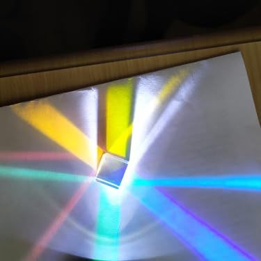 ToysCentral Basics Chiee Creative Gifts Light Cube Prism Color Six-sided Rainbow Photo Photography Christmas Colour Cube Prism Stained Glass