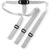 Today's Kids High Chair Straps Replacement Compatible with IKEA Antilop High Chair - Heavy Duty 3 Point Harness Seat Belt, Adjustable Durable Polyester, Soft & Comfortable on Baby's Skin - Gray view 1