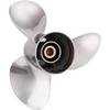 Rareelectrical New Stainless Steel Propeller Compatible with Nissan/Tohatsu 115A / 115A2 2-Cycle 15 Spline 115 1992-2005 by 688-45930-02-98 688-45970-03-98 Pt70115p17 Diameter 13.25" X 17" Pitch X view 1
