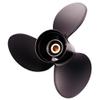 RAREELECTRICAL New Aluminium Propeller Compatible With Yamaha 4 Stroke 15 Spline 80 50-140 Hp For Years 1999-2002 By Part Number 3412-138-13 Diameter 13.75" X 13" Pitch X 15-Spline 3 Blades Lh Amita 3 view 1