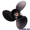 RAREELECTRICAL New Aluminium Propeller Compatible With Yamaha 4 Stroke 15 Spline 80 50-140 Hp For Years 1999-2002 By Part Number 3412-138-13 Diameter 13.75" X 13" Pitch X 15-Spline 3 Blades Lh Amita 3 view 2