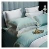 1000TC Egyptian Cotton Bedding Set 4pcs French Romantic Duvet Cover Set Flat Sheet Pillowcase Lace Bed Set for Adult,Bed Sheets view 3