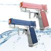 2 Pack Water Gun for Kids - Squirt Guns Water Blaster Soaker 100CC Capacity Water Pistol Toys for Boys Girls Toddlers, Ideal Summer Gifts for Swimming Pool Beach Outdoor Water Toys (Pink Blue) view 1