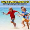 2 Pack Water Gun for Kids - Squirt Guns Water Blaster Soaker 100CC Capacity Water Pistol Toys for Boys Girls Toddlers, Ideal Summer Gifts for Swimming Pool Beach Outdoor Water Toys (Pink Blue) view 4