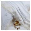 1000TC Egyptian Cotton Bedding Set 4pcs French Romantic Duvet Cover Set Flat Sheet Pillowcase Lace Bed Set for Adult,Bed Sheets view 4