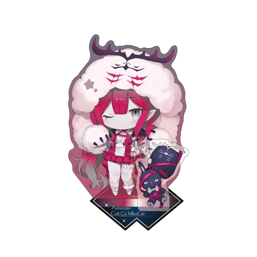Algernon Products Fate/Grand Order Charatoria Acrylic Stand, Pretender/Ket Ku Mikokel, Approx. W 3.9 x H 3.9 inches (100 x 100 mm), Acrylic