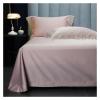 1000TC Egyptian Cotton Bedding Set 4pcs French Romantic Duvet Cover Set Flat Sheet Pillowcase Lace Bed Set for Adult,Bed Sheets view 3