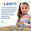 60 Magnetic CVC Photo Objects by Learning Letters. Real-Life Images That depict Words That Follow CVC Patterns. Color-Coded by Short Vowel Sound. Manipulatives for Phonics and Vocabulary Development. view 4
