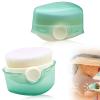 2Pcs Sunscreen Applicator for Kids, Sunscreen Brush Sunblock Applicator for Kids, Sun Lotion Applicator Kids Sunscreen Applicator with Protective Caps, Sun Cream Brush for Outdoor Travel (Green) view 1