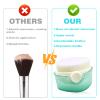 2Pcs Sunscreen Applicator for Kids, Sunscreen Brush Sunblock Applicator for Kids, Sun Lotion Applicator Kids Sunscreen Applicator with Protective Caps, Sun Cream Brush for Outdoor Travel (Green) view 4