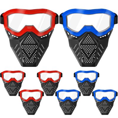8 Pack Tactical Mask Compatible with Nerf Rival, Apollo, Zeus, Khaos, Atlas, Artemis Blasters Rival Mask