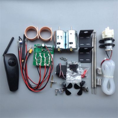DingMotuo 24V A Set 895 Motor Differential Turn Net Pulling Boat with Decoupling, 6 Channel Remote Control, Range Up to 500 Meters (Size : T Plug Power Plug)