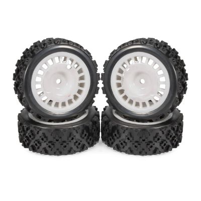 cvking Drift Tire RC Tyres Compatible with TT-01 for TT-02 XV-01 DF-03 TA06 PTG2 for HPI WR8 4Pcs 12mm Rubber Tire Plastic Wheels Rim for RC Car Upgrades Parts (Size : C)
