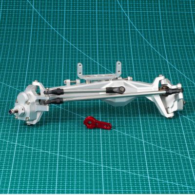 Tvkivk RC Car Axle Set Compatible with Axial for Capra 1.9 for UTB AXI03004 for Buggy 4WS 1/10 RC Car Front Rear Axle Set Upgrade Parts Aluminum F9 Portal Axle (Color : 2, Size : Front Axle)