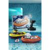 JIKEFUN 686 Rc Boat 2.4G 1/72 Powerful Dual Motor Long Range Wireless Electric Remote Control Tugboat Model Toys for Boys Gift (Orange) view 4