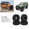 XHTLLO 4PCS 1.9in RC Crawler Car Tires Rubber Wheel Tyre Set for 1/10 Remote Control Vehicles view 2